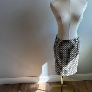 Kenar Women's Black & White Print Pencil Skirt Size 6